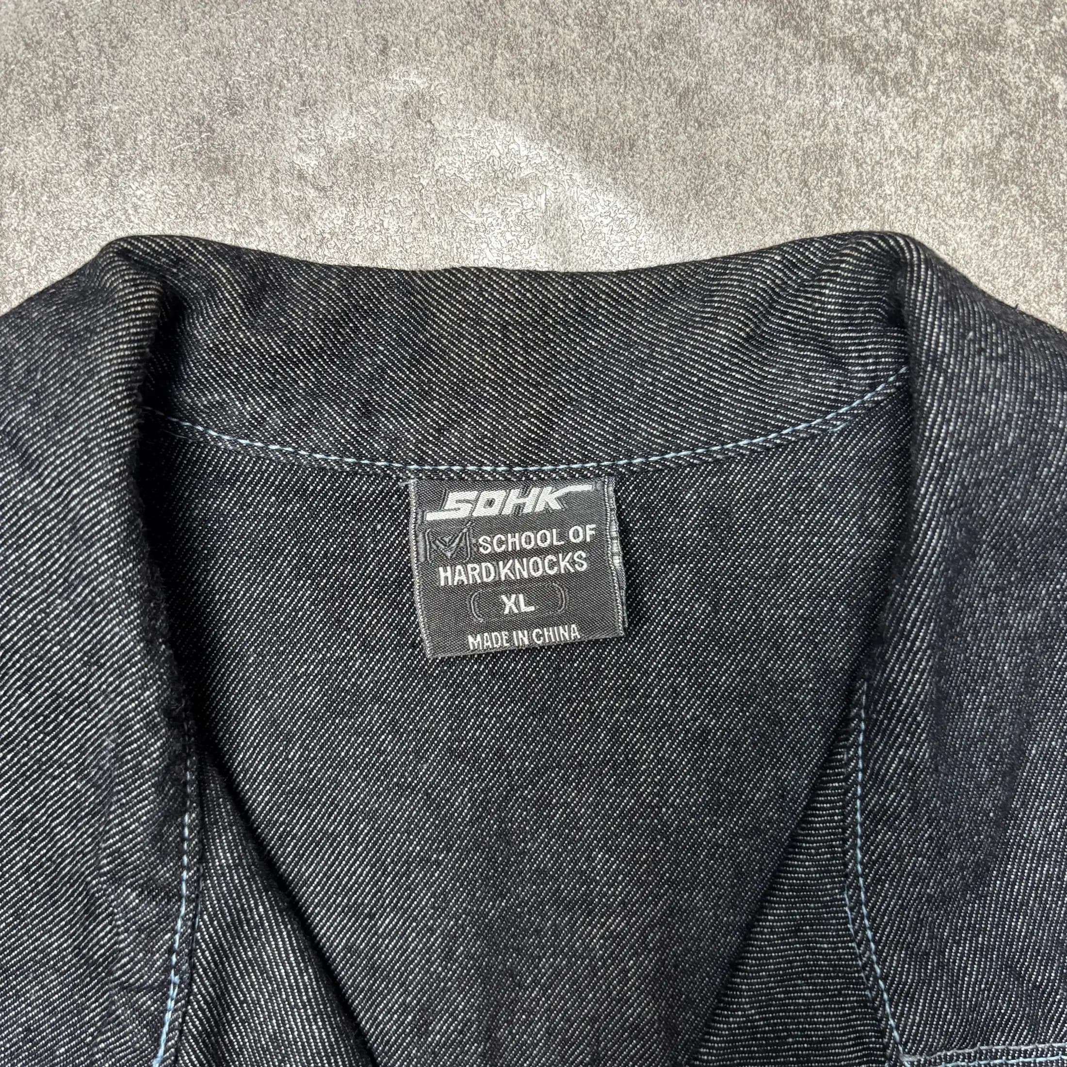 SCHOOL OF HARD KNOCKS (SOHK) TRUCKER JEANS 5