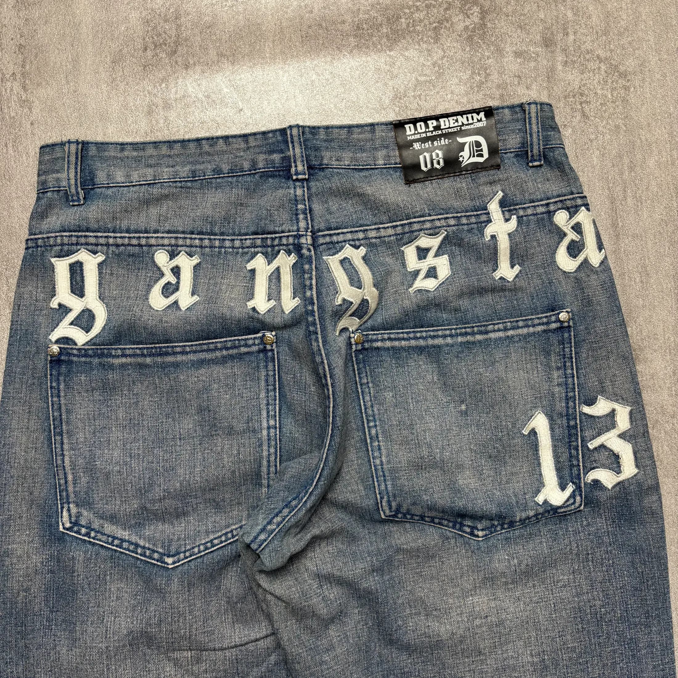 GANGSTA 13 LA DOP DENIM  JEANS detail view
