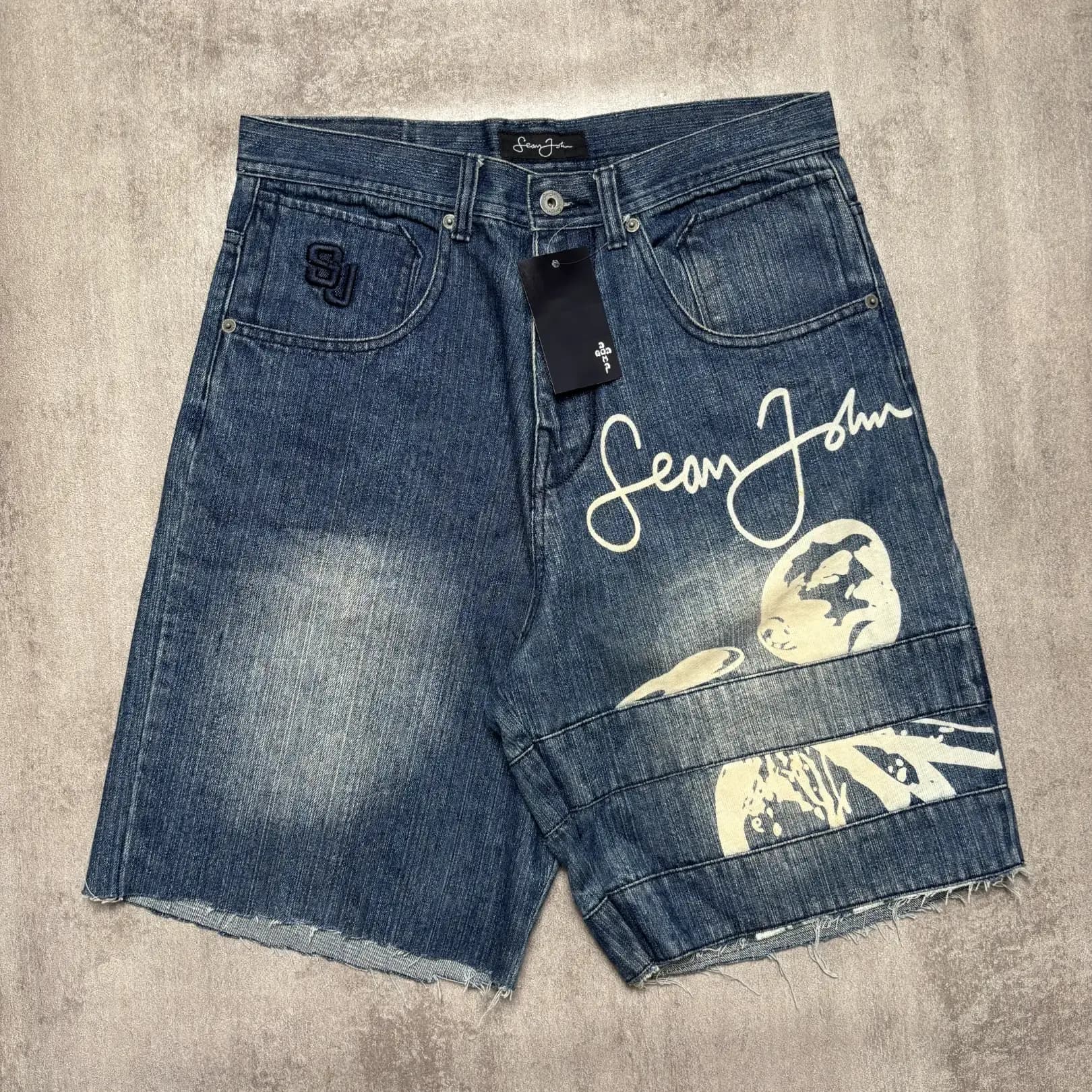 SEAN JOHN P DIDDY JORTS BLUE