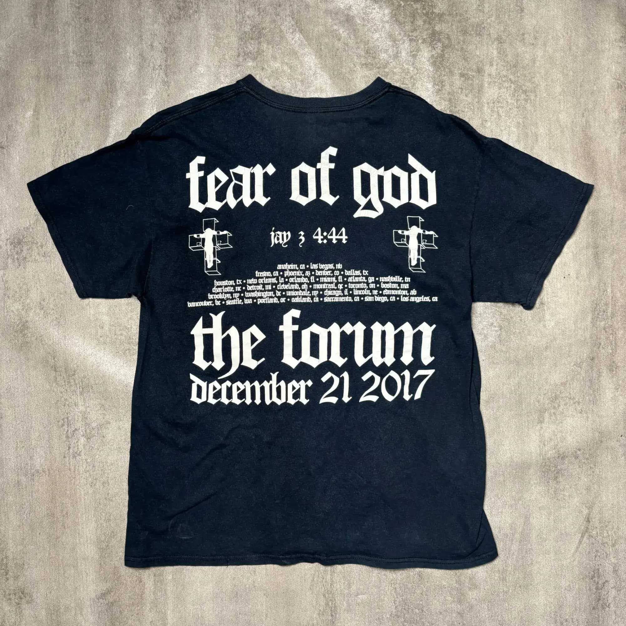FEAR OF GOD JAY-Z T SHIRT
