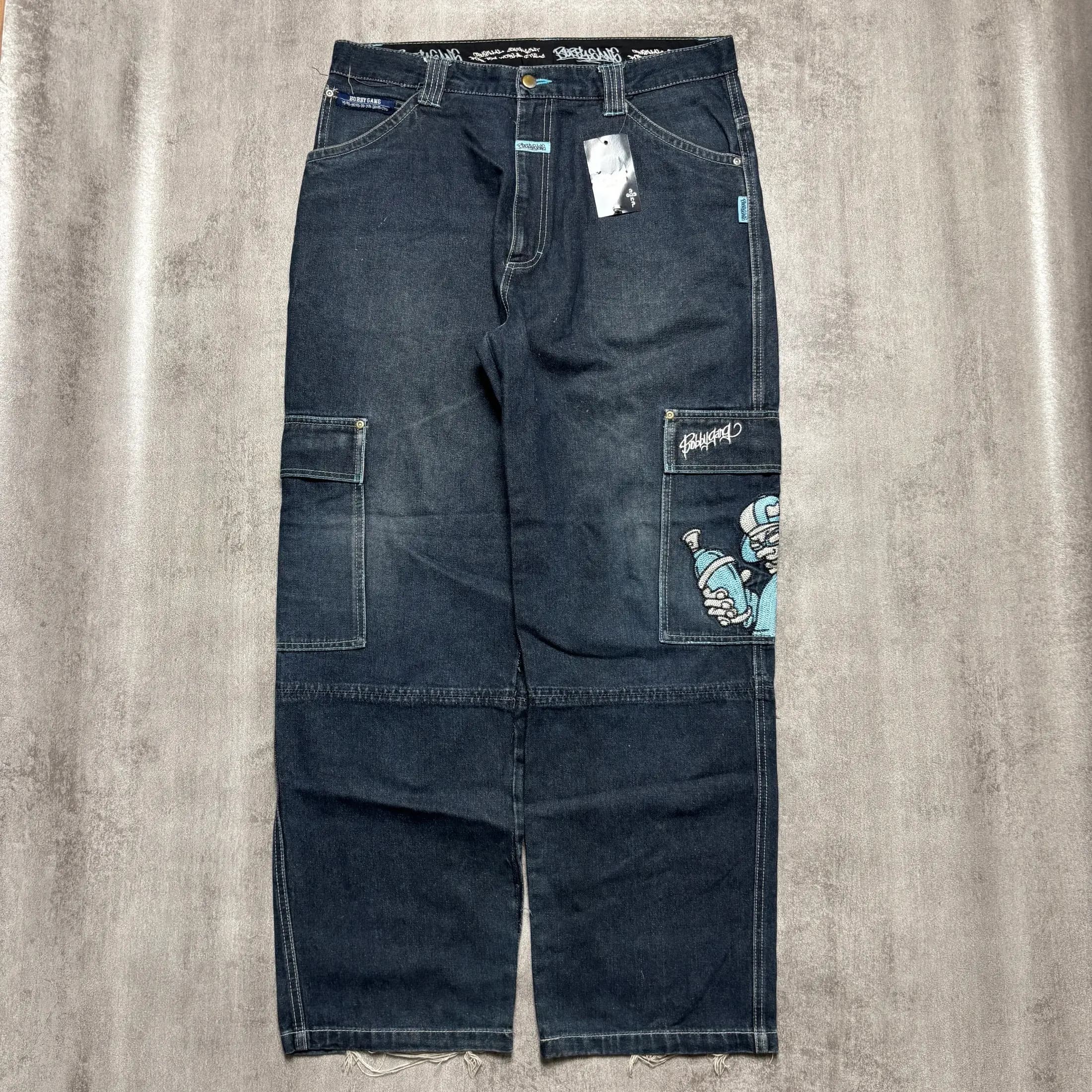 VTG BOBBY GANG ART LONG JEANS