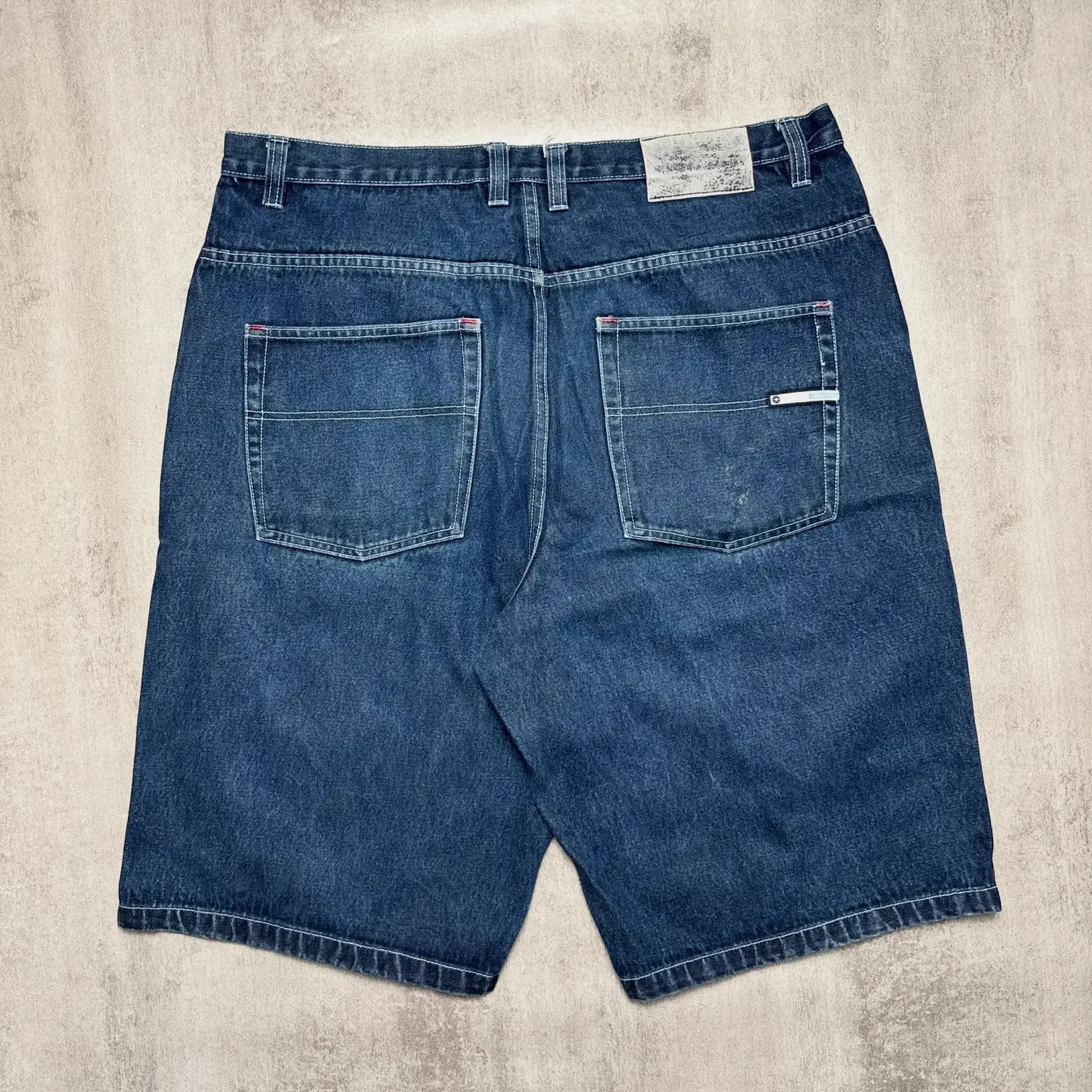 SOUTHPOLE BLUE TAB JORTS