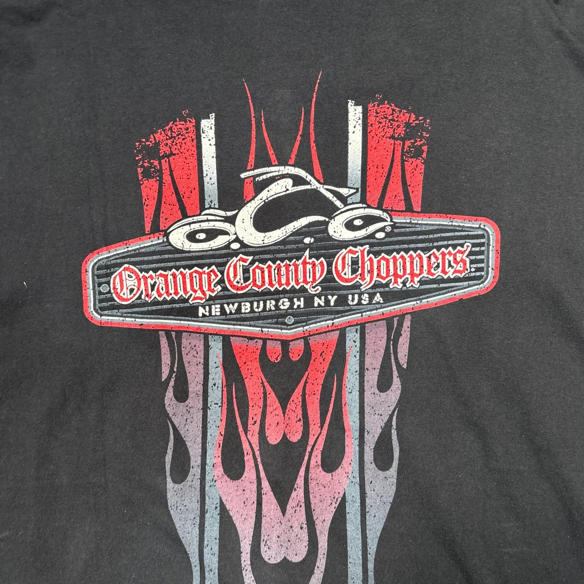 ORANGE COUNTY CHOPPER FLAME TEES detail view