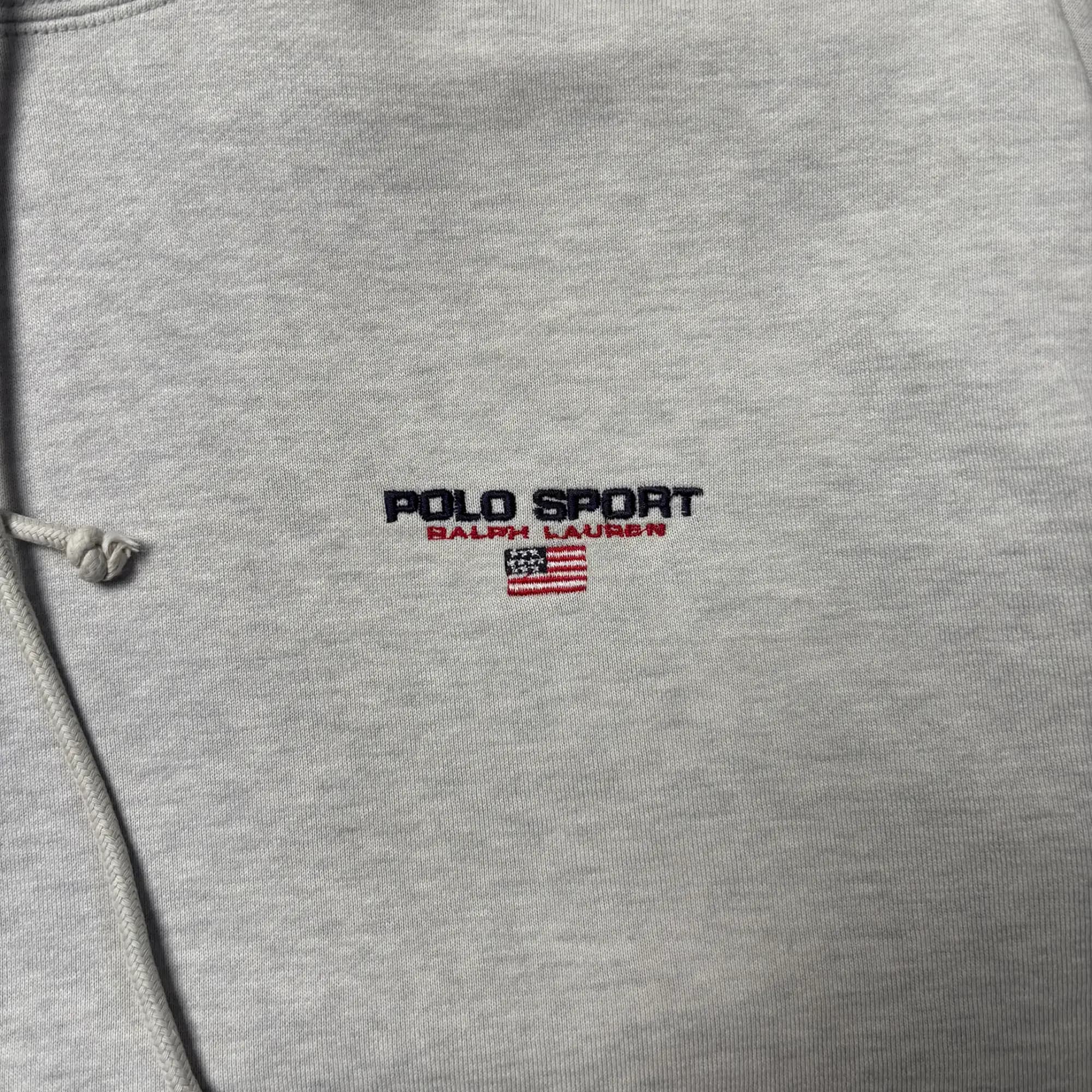 POLO SPORT HOODIE GREY detail view