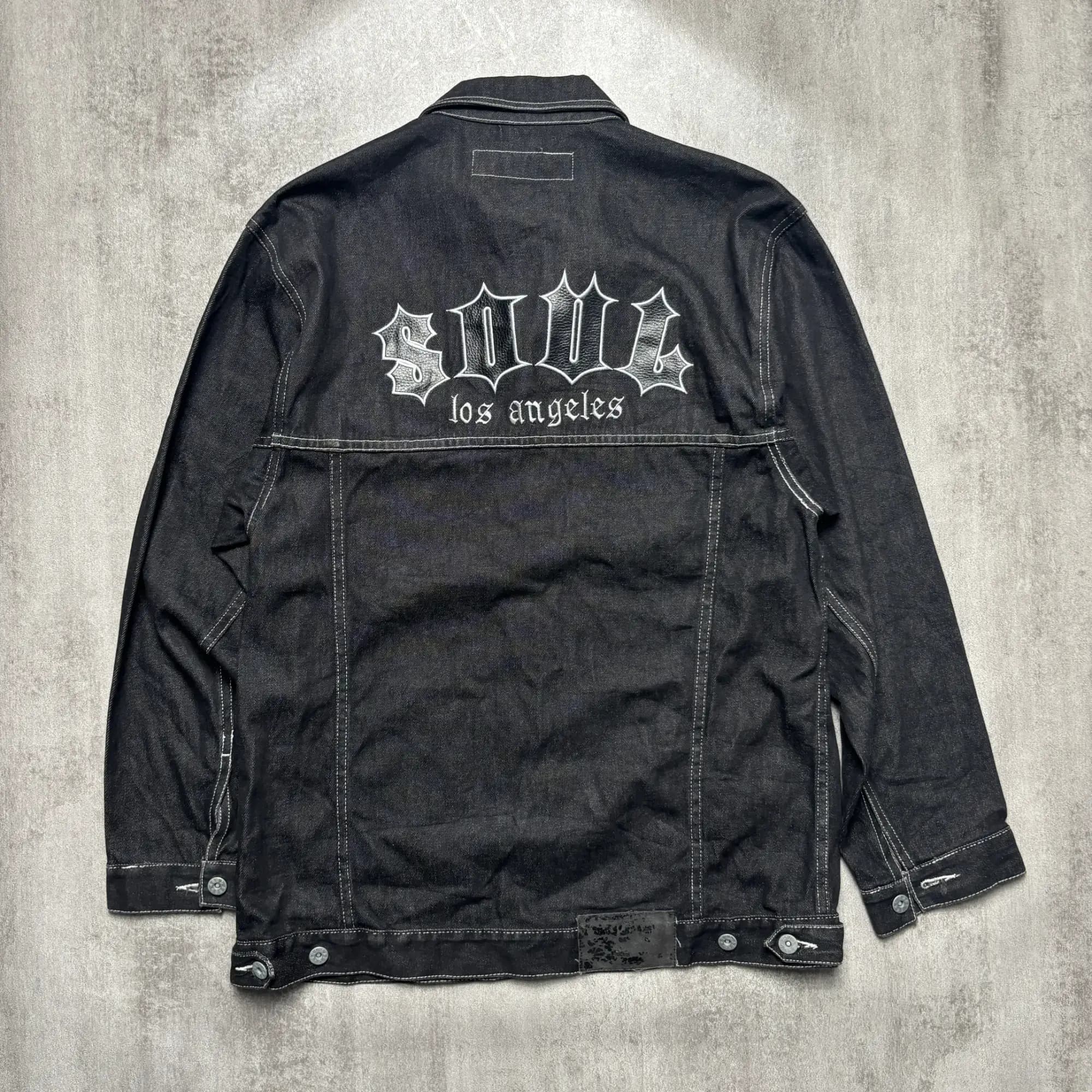 SOUL TRUCKER JACKET DENIM EMBROIDERY