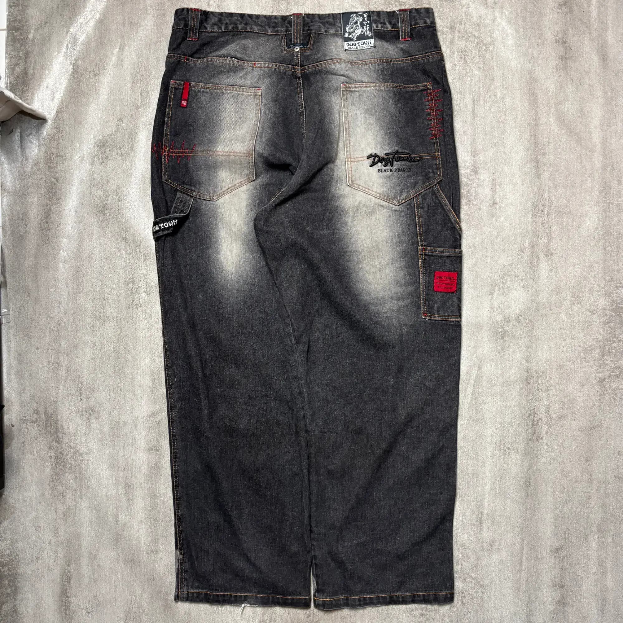 DOGTOWN CARPENTER JEANS BLACK WASH