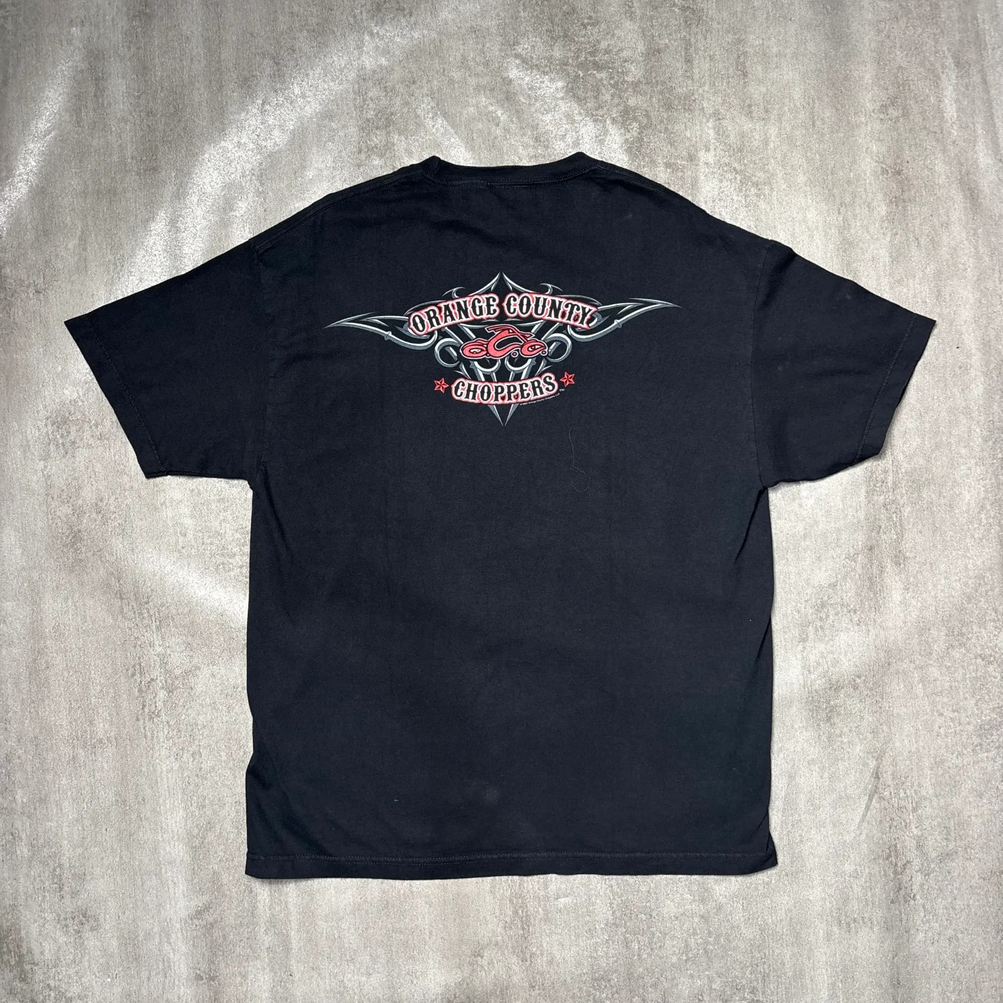 2003 ORANGE COUNTY CHOPPER BLACK TEES detail view