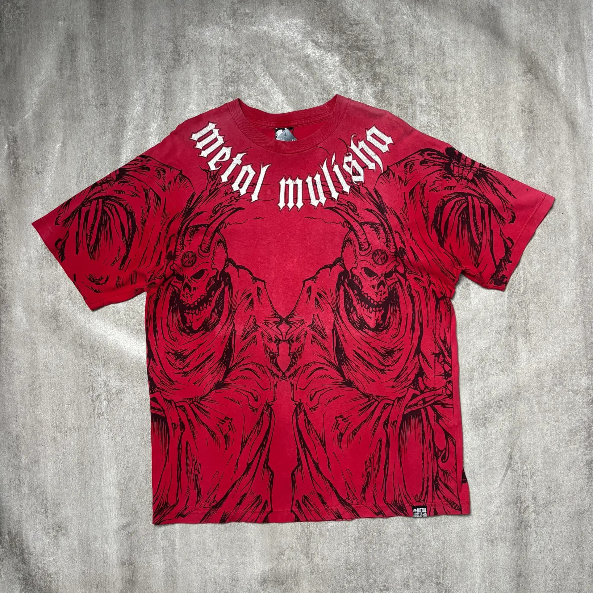 RARE METAL MULISHA GRAPHIC TEES RED