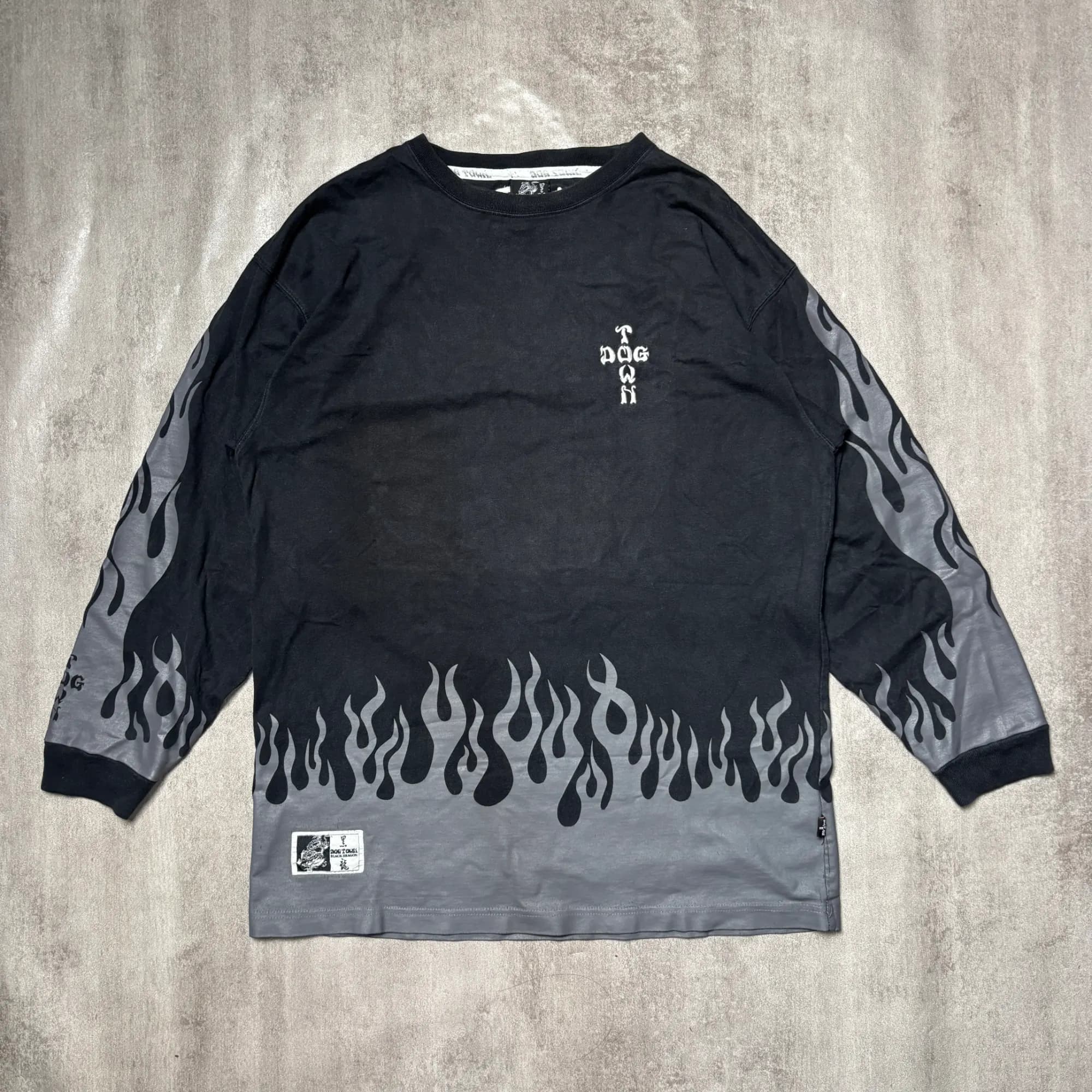 RARE DOGTOWN FLAME LONG SLEEVE ART