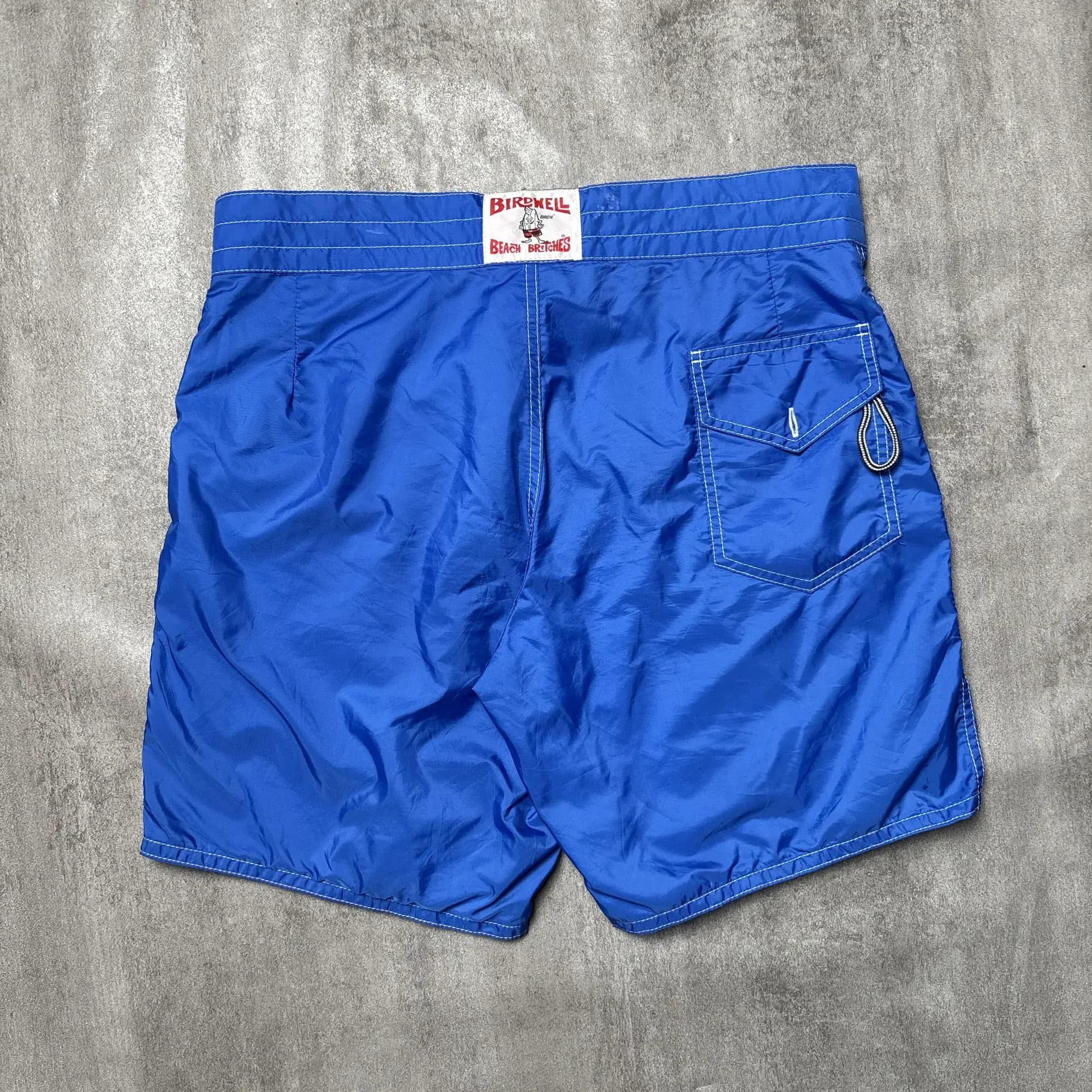 RARE BIRDWEELL BEACH BRITCHES BOARDSHORT BLUE