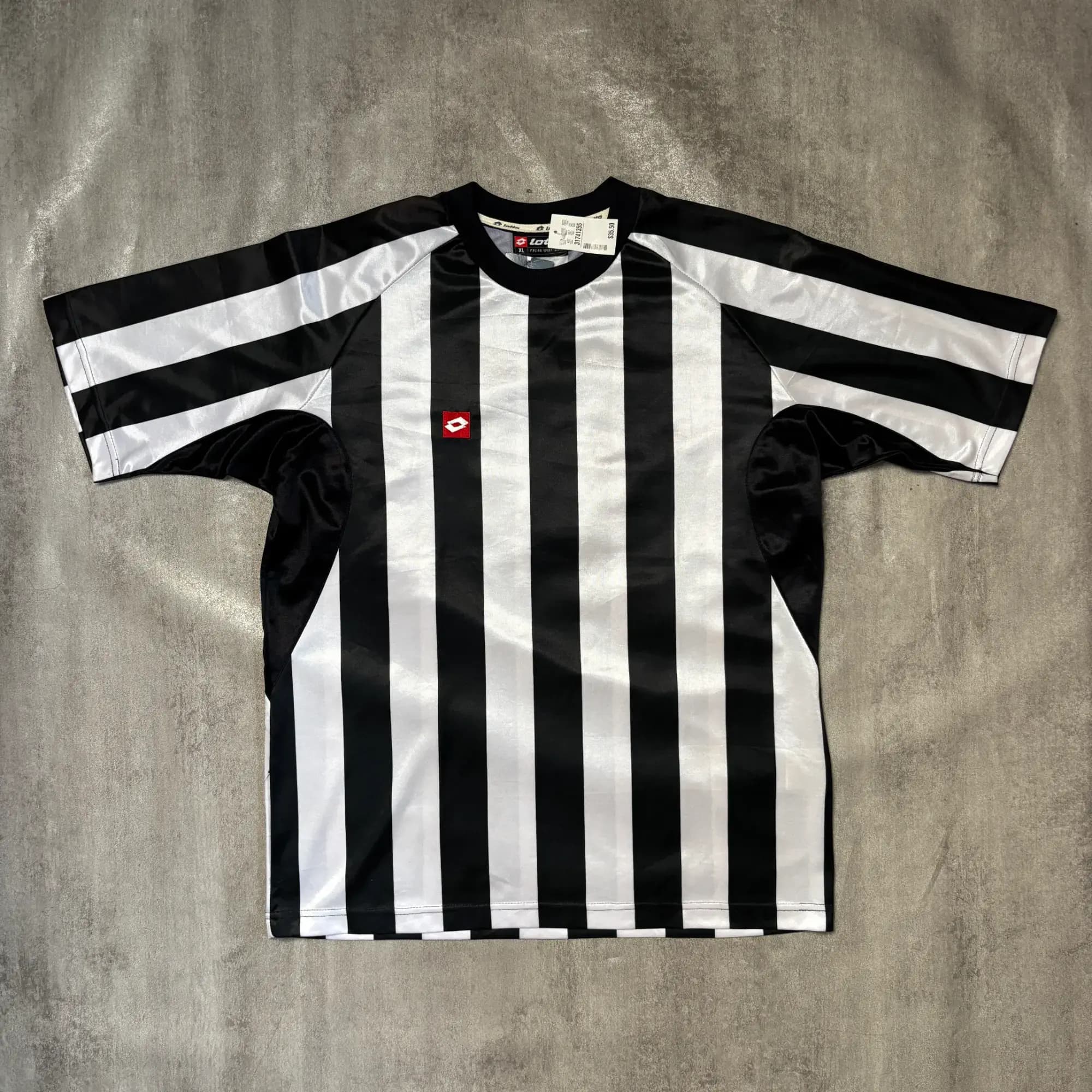 LOTTO JUVENTUS JERSEY BLACK WHITE