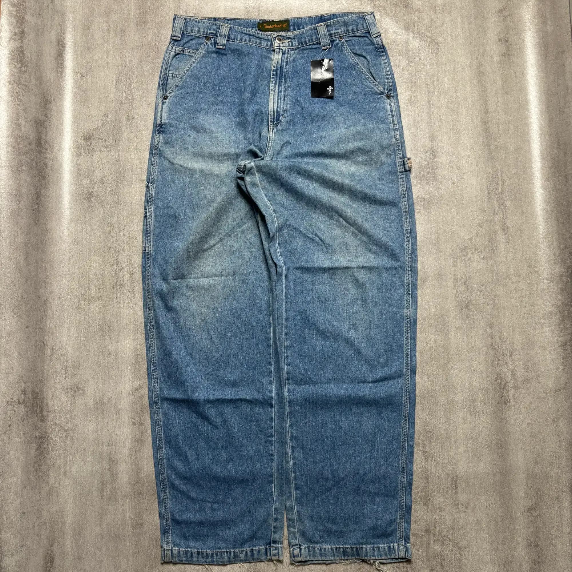 VTG TIMBERLAND CARPENTER BLUE JEANS detail view